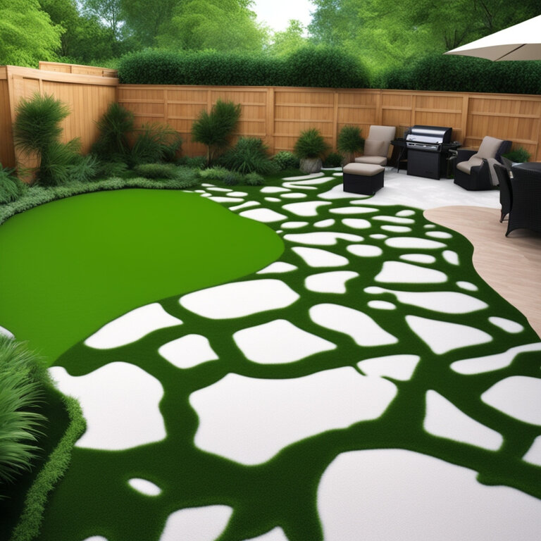 durable synthetic lawn